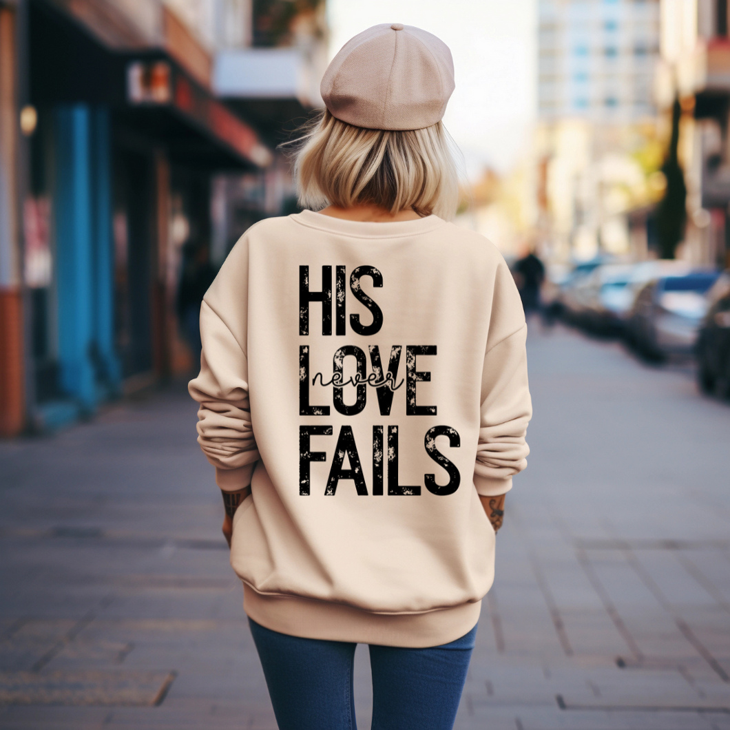 HIS LOVE NEVER FAILS